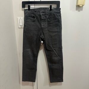 rag and bone grey slim fit jeans